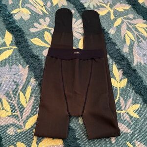 NWOT Noosh Toast Sheet Illusion Medium Black  Tights L/XL